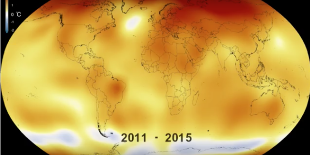 Kohlendioxid + Temperatur der Erde auf Rekordhoch